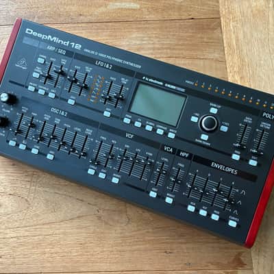 Behringer DeepMind 12D Desktop 12-Voice Polyphonic Analog Synth Module 2016 - Present - Black image 1