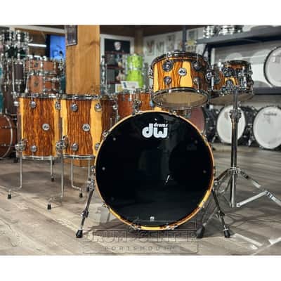 DW Collectors Standard Maple 6pc Drum Set Exotic Chechen w/Chrome Hw image 2