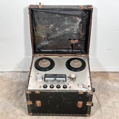 Ampex 351-2P Reel To Reel Transport Magnetic Tape Recorder w/ Original Case image 4