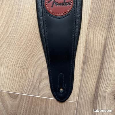 Fender Deluxe wide padded leather strap FS-1 2000 - noir image 4