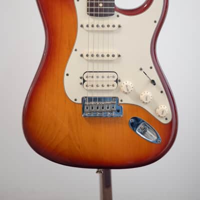 2012 Fender USA American Standard HSS Stratocaster - in Sienna Sunburst - Ash Body image 8