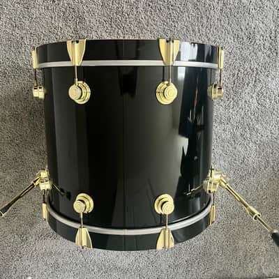 UNIQUE 20x16.5 DW North American Hard Rock Maple Bass Drum 1999 - Black image 3