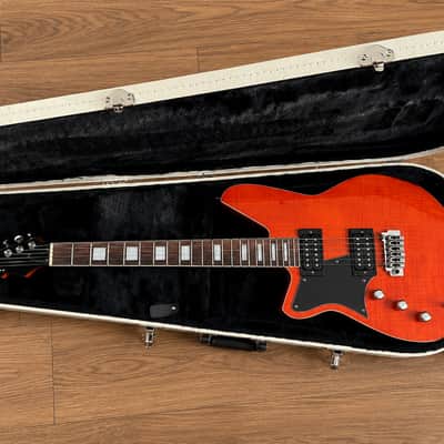 Lefty Bayonet RA(Railhammer) FM (Flame Maple) in Rock Orange image 1