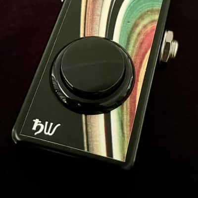 Saturnworks Arcade Button Soft Touch Passive Black Killswitch Kill Mute Stutter Switch Pedal with Switchcraft USA Jacks - Handcrafted in California image 1