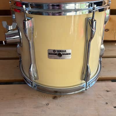 YAMAHA RECORDING CUSTOM 12" x 10" RACK TOM / STAGE WHITE TT-912RF MADE IN JAPAN image 2
