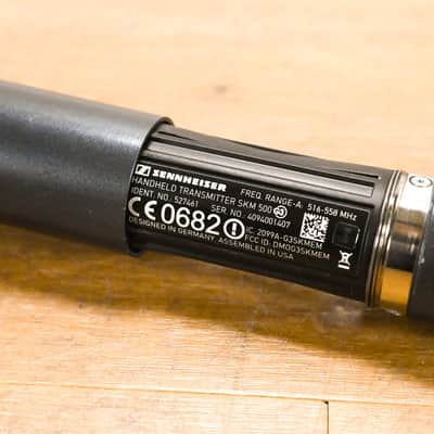 Sennheiser SKM 500 G3 Wireless Handheld Transmitter - 516-558 MHz CG01ZWF image 8