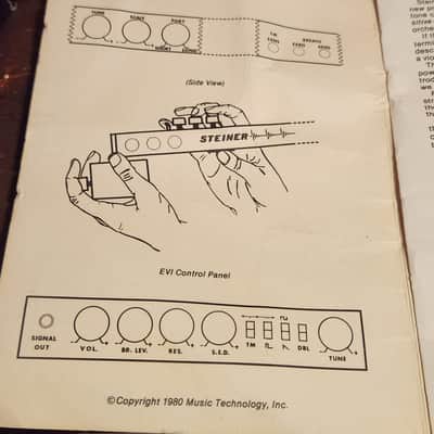 Steiner Crumar EVI Electronic Trumpet Analog Synthesizer 1970s with manual image 14
