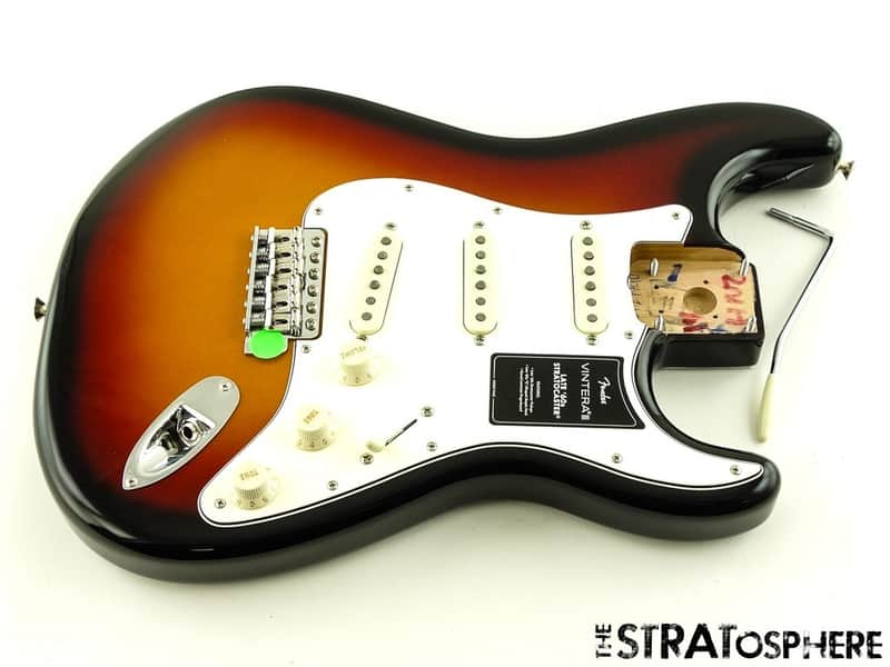 Fender Vintera III Late 60s Stratocaster Strat LOADED BODY 1960s 3TS Sunburst image 1