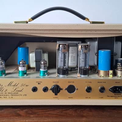 Marshall JMP 2204 Master Model Mk2 Lead 50-Watt Guitar Amp Head 1975 - 1981 - Fawn image 3