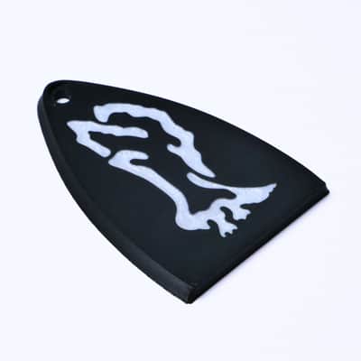 Custom PRS SE Truss Rod Cover – Mica & Resin Bird of Prey Inlay image 3