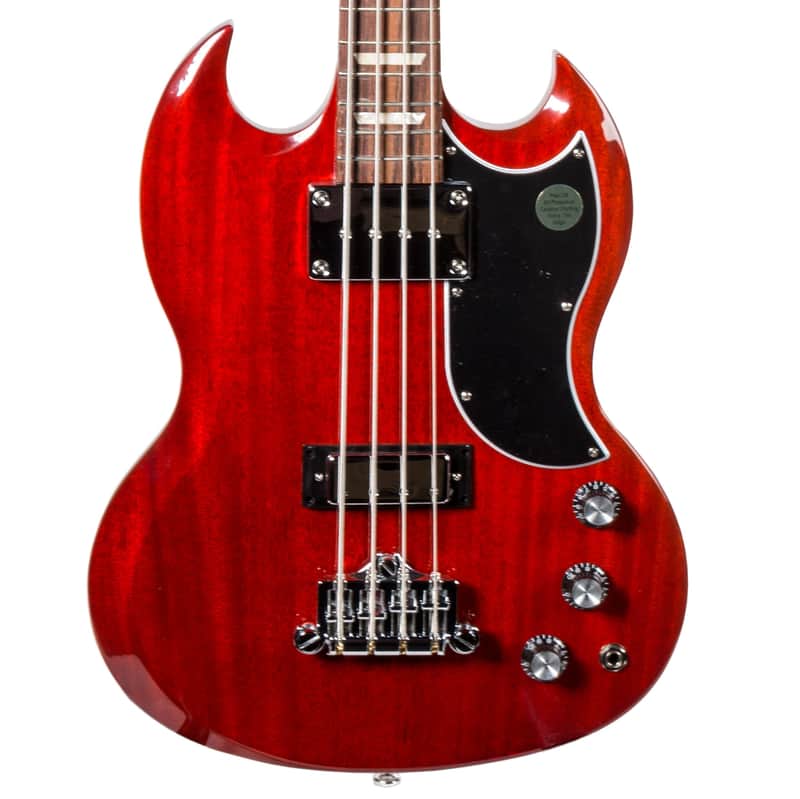 Gibson SG Standard Bass Guitar, Heritage Cherry image 1