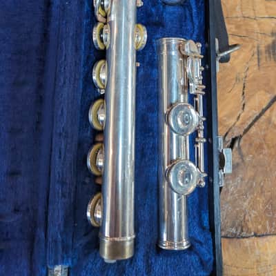 Gemeinhardt 2SP Straght-Headjoint Flute with Offset G 2010s - Silver-Plated image 4