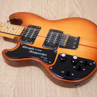 1985 Shergold Custom Masquerader Left Handed 12 String Electric Guitar 100% Original UK Made image 8