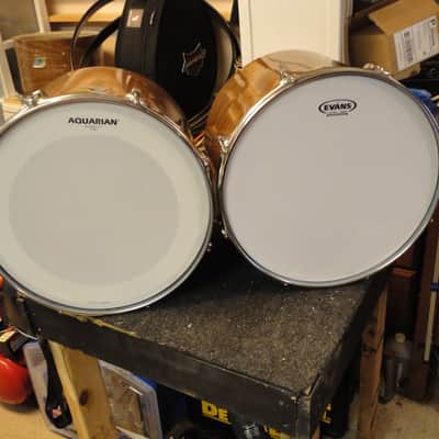 3 Vintage Ludwig Super Classic Melodic Toms 1974 Walnut Cortex 14" 15" & 16" image 5