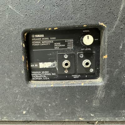 Yamaha S-300 3-Way Passive PA Speaker image 5