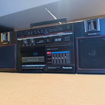 1987 Panasonic RX-C36 Boombox Stereo Cassette.  Tested & all functions work well image 3