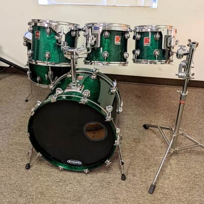 Premier Genista 5pc Drum Set In Terraverde Green Lacquer. image 11