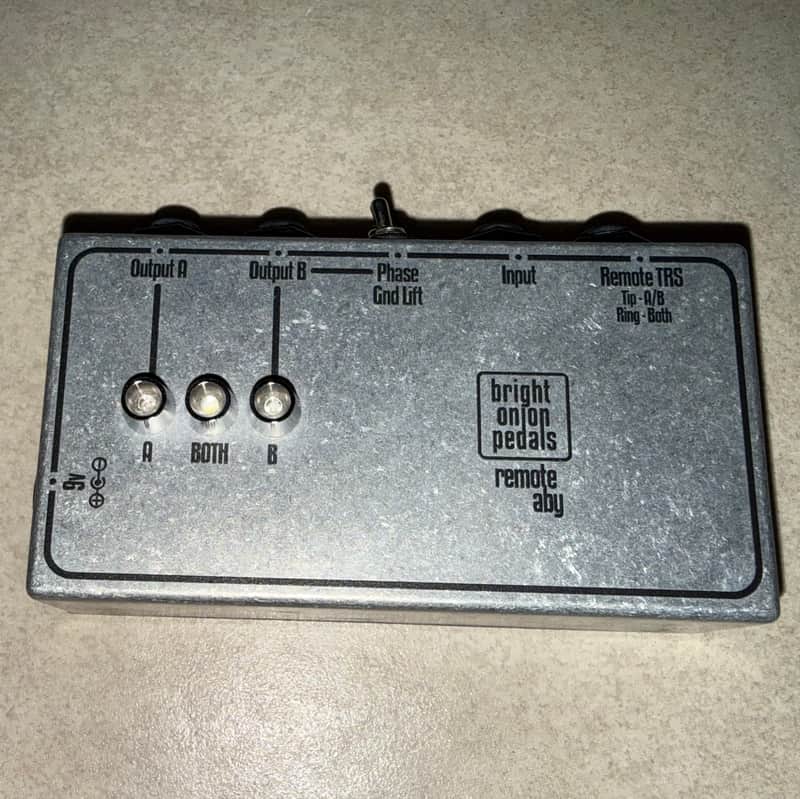 Bright Onion Pedals Custom Active Remote A/B/Y Switcher - TRS Control - 2023