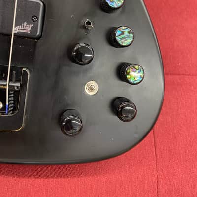 Matthieu Combe Alys-5 5-String Bass, Birdseye Maple Neck - Black w/ Agular Pickups image 4