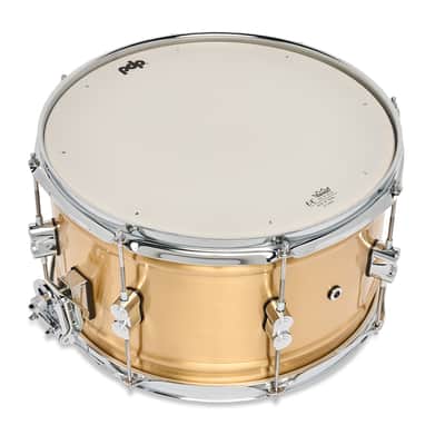 PDP PDSN0814NBBC Concept Series 8x14" Snare Drum – Brushed Brass Shell image 4