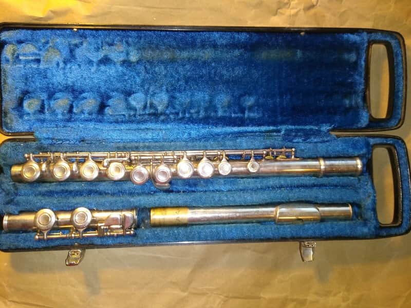 Yamaha YFL-225SII Flute, Japan, Acceptable Condition image 1