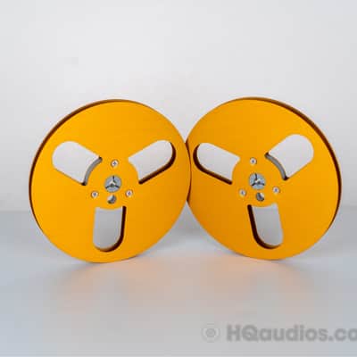 Aluminum Empty Tape Reel for Reel To Reel Tape Recorder (Single) – 7 inch – Golden Color 1Yr WRT image 3