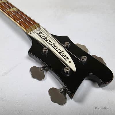 Rickenbacker 4001 JetGlo 4-String Bass 10.20lbs 1976 Hipshot #PI-6183 Pre-Owned image 13