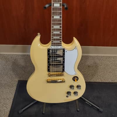 Epiphone SG Les Paul Custom '62 Re-issue w/ OHSC - Vintage Cream image 1