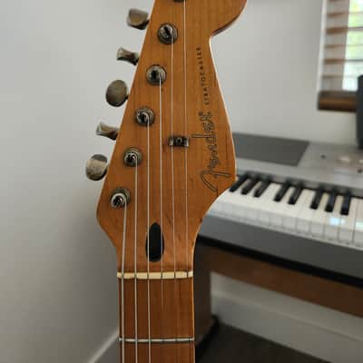 Vintage Fender MIM Stratocaster Black 1994 Custom image 4