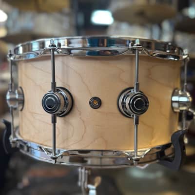 DW Drums 14x6.5 Santa Monica Series Snare Drum - Satin Natural image 4