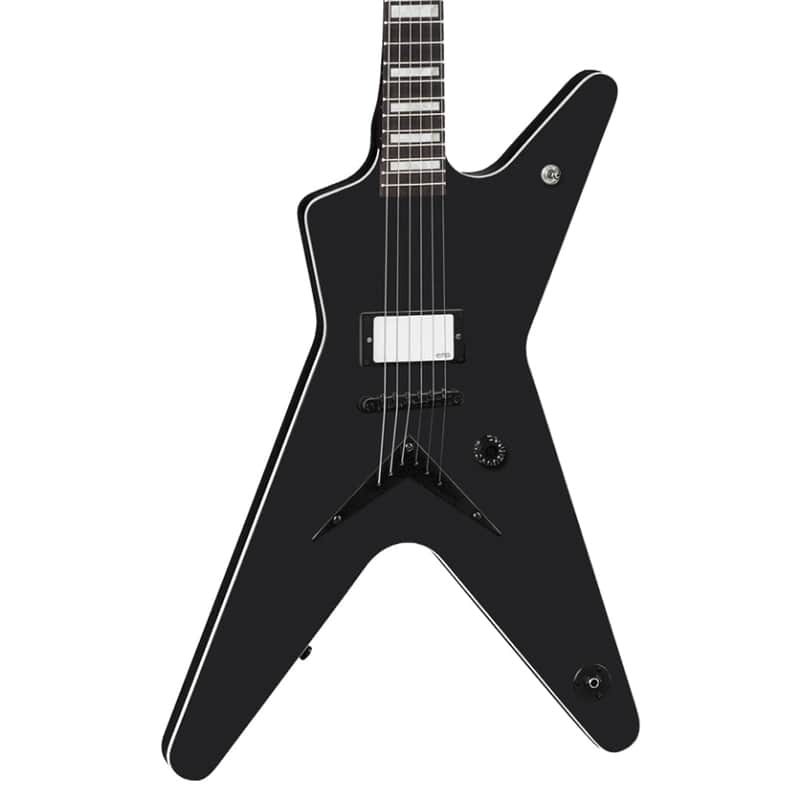 Dean Guitar MLX Static X Xero Electric Guitar - Black Satin image 1