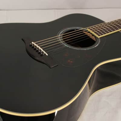 Yamaha LL6 Jumbo Acoustic-Electric Guitar - Black image 4