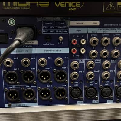 Midas Venice 160 + FLIGHTCASE 16-Channel racked in an Amptown flightcase image 21