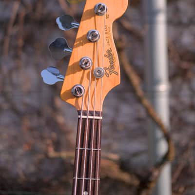 Fender Jazz Bass Tomomi MIJ 2022 - Clear Fiesta Red image 4