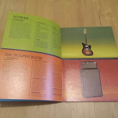 Vintage 1976 Fender Full-Line, Full-Color Catalog! Rare, Original Case Candy, Paperwork! image 5