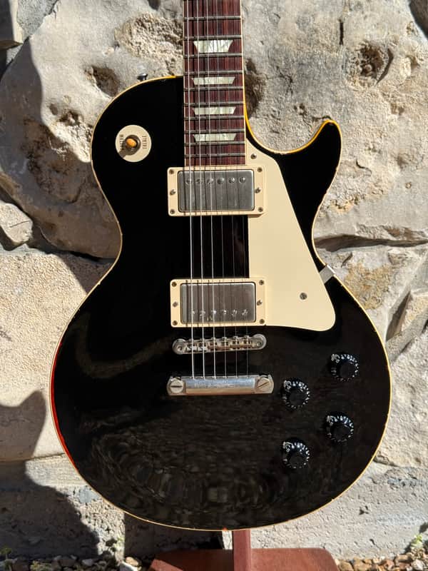 Gibson Custom Shop Collector's Choice #34 "Blackburst" '59 Les Paul Standard Reissue 2010s - Aged Ebony over Washed Cherry Sunburst image 1
