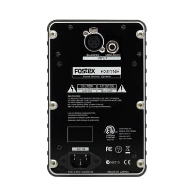 Fostex 6301NE 4" Active Studio Monitor Speaker with Electrically Balanced Input image 3