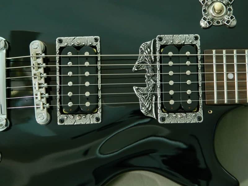 Dragon humbucker pickup rings for epiphone les paul guitar custom made in usa metal surrounds sg image 1