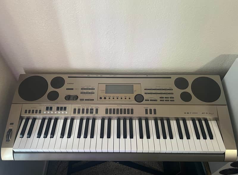 Casio AT3 61-Key Oriental Keyboard 2010s - Gold image 1