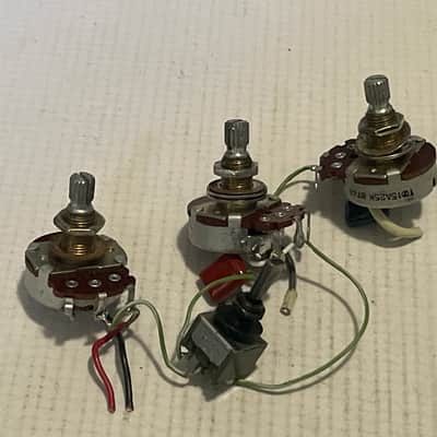 1980's Kramer USA Pacer Imperial Guitar EMG 25k Control Electronics Wiring Harness
