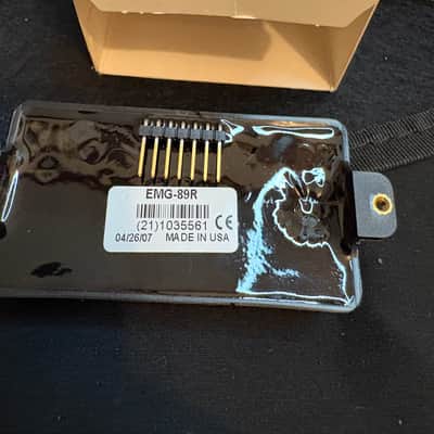 EMG 89 & 89R Active Pickup Set - Black Calibrated Bridge & Neck Pair (Open Box / Mint) image 5