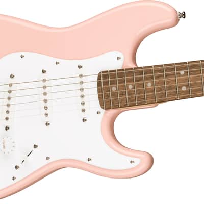 Fender Squier 3/4-Size Kids Mini Strat Electric Guitar - Shell Pink Bild 4