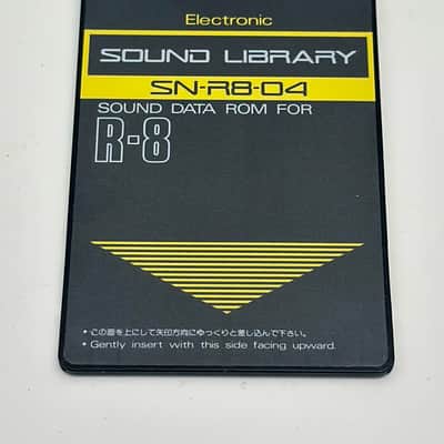 Roland SN-R8-04 Electronic Sound  Data Card for R-8 / R-8M – Original Box & Info Sheet