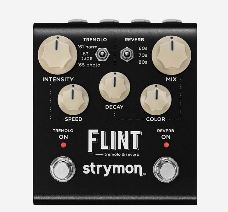 Strymon Flint Reverb and Tremolo V2 2022 - Present - Black image 1