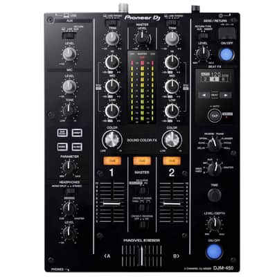 Pioneer DJM-450 2-Ch Turntable CDJ XDJ Mixer w rekordbox DJ DVS License Software image 1