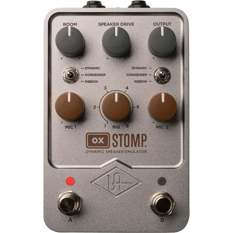 Universal Audio OX Stomp Dynamic Speaker Emulator | Reverb