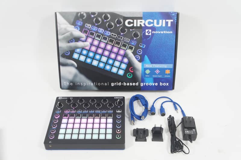 Novation Circuit Groovebox 2 Synth Tracks + 4 Drum Tracks Built-in Speaker w/ 100-240V PSU image 1