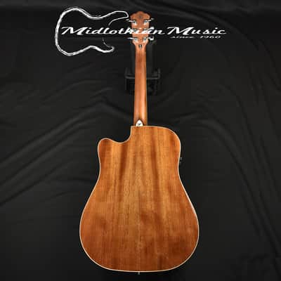 Washburn HD10SCE-0 - Heritage Series - Dreadnought 6-String - Acoustic-Electric Guitar - Natural Gloss image 5