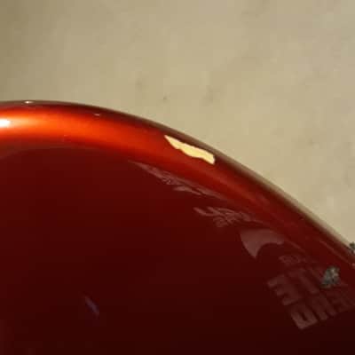 Fender Squier Affinity 'Strat' Stratocaster, 2008 Candy Apple Red with a Maple neck image 7