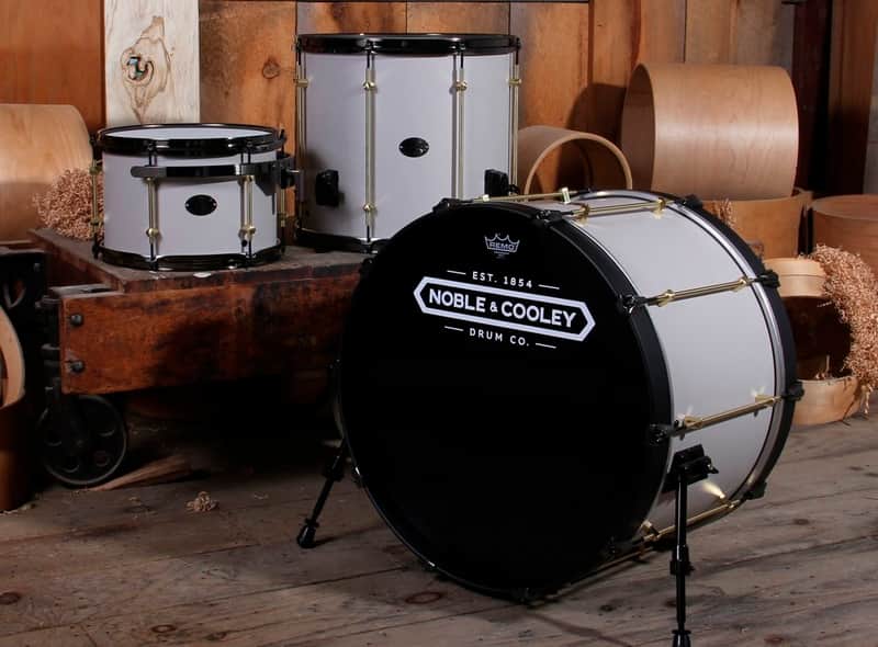 Noble & Cooley *Pre-Order* CD Maple Series 8x12_14x16_14x22 Light Grey Matte Lacquer Drums Kit Shell Pack | Made in the USA | Custom/Special Order | Authorized Dealer image 1
